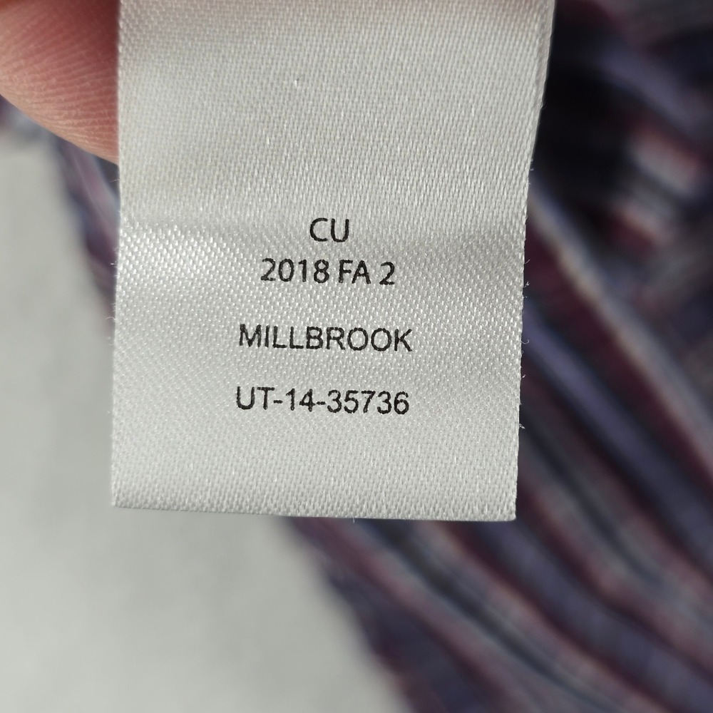 UNTUCKit Men's‎ XXX Large Plaid Button Down Shirt Long Sleeve Nylon Spandex - Picture 8 of 11